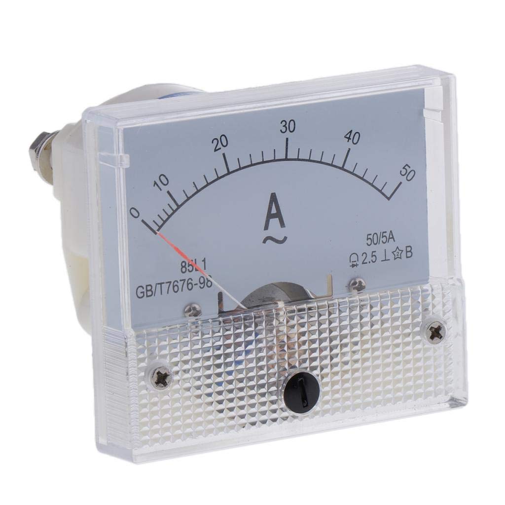 AC 85L1 Analog Panel Current Ammeter Gauge Meter 0-50A|Home & Garden | Tools | Measuring & Layout Tools | Electrical Testers-image-22