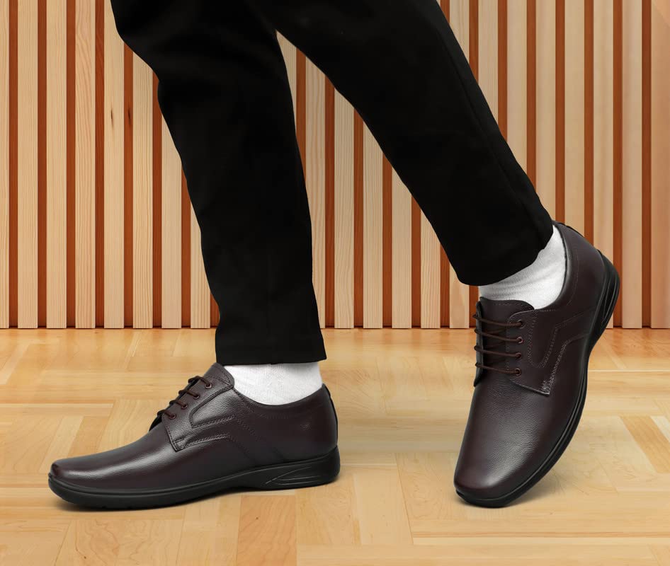 Image of ARAMISH Men's Genuine Leather Lace Up Office Formal Shoes