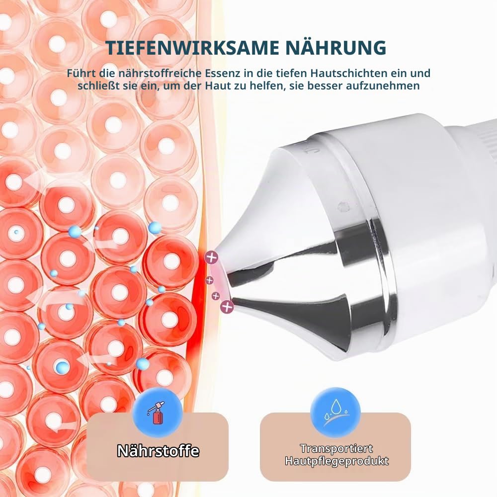 Ultraschallgerät Gesich Mit 2 Pflegeköpfen Und Stift Zur Entfernung Von Muttermalen. Zeiteinstellbar, Glättet Falten, Sicher Und Schnell, Zur Entfernung Von Flecken für Zuhause SPA Hautverjüngung