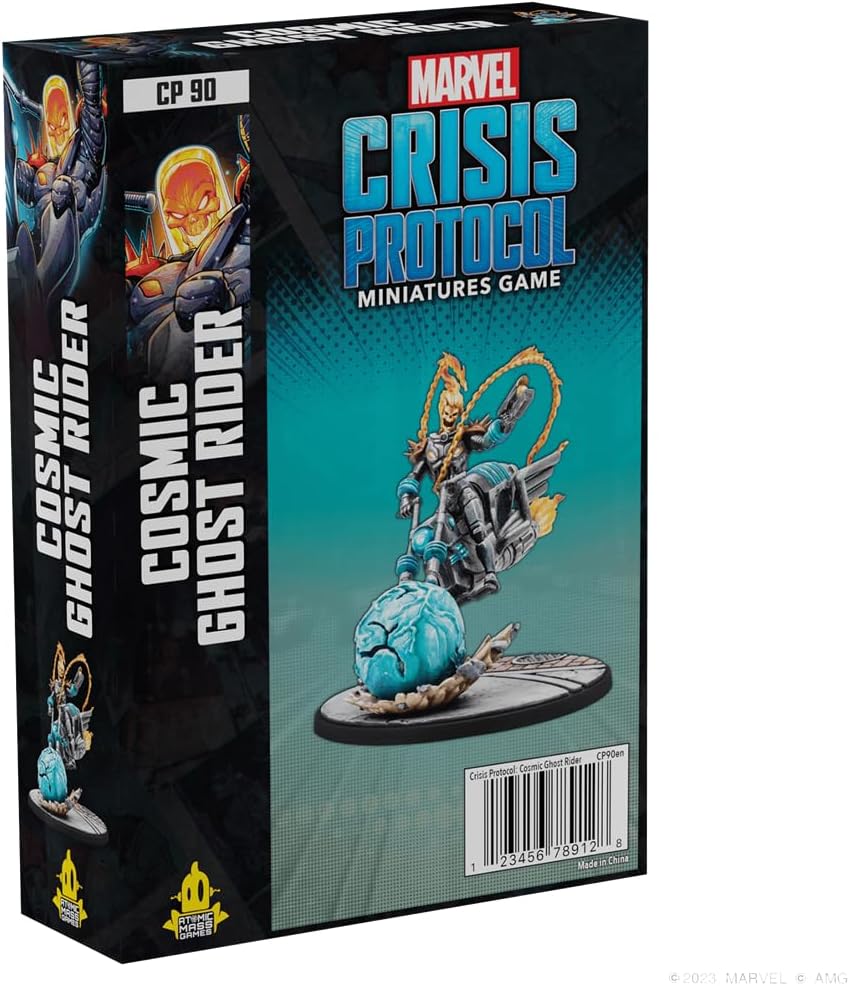 Atomic Mass Games Marvel: Crisis Protocol Cosmic Ghost Rider Character Pack - Embrace The Power Cosmic! Tabletop Superhero Game, Ages 14+, 2 Players, 90 Minutes Playtime, Made