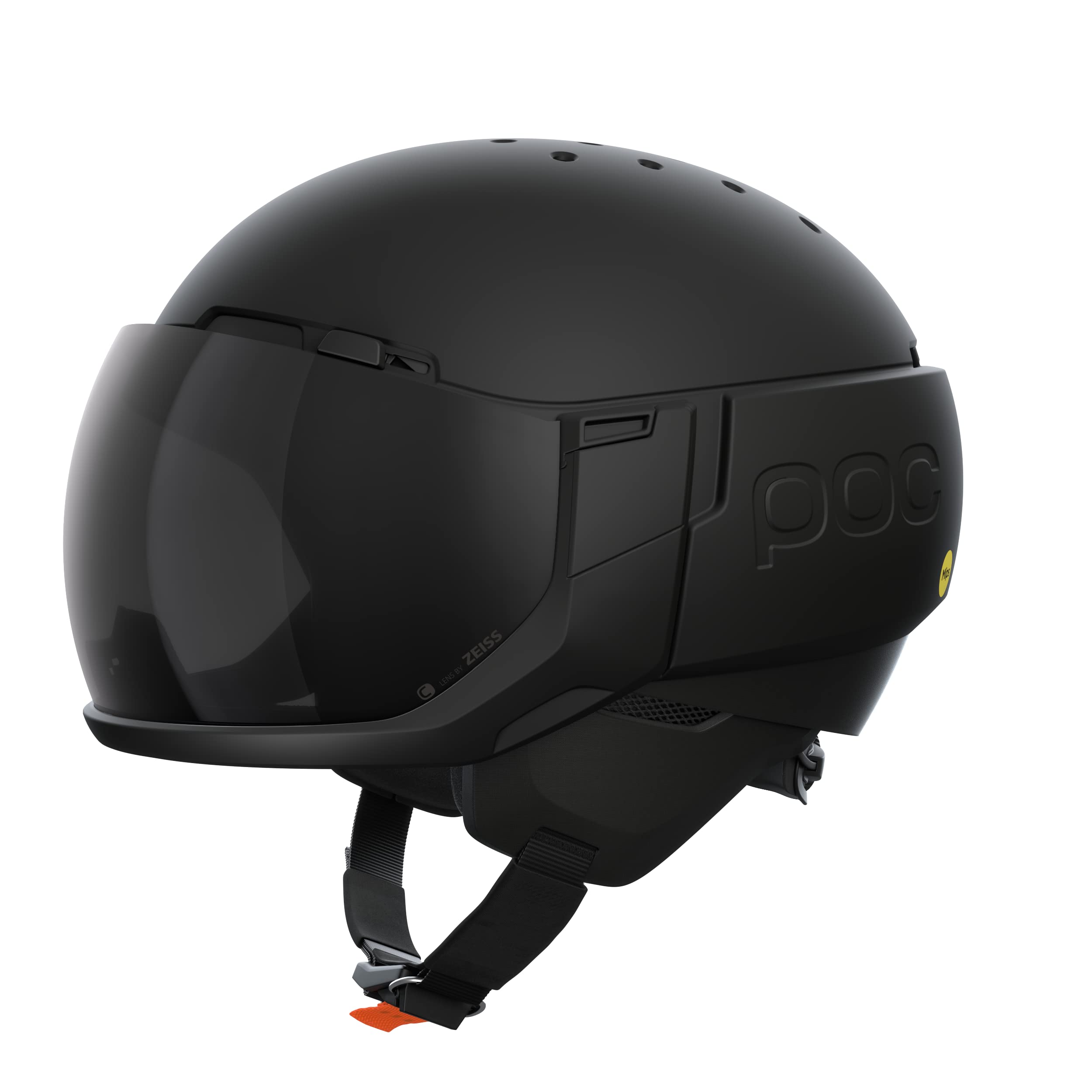 POC Casco de esquí Unisex para Adultos, Uranium Black Matt, XL-XXL (59-62 cm)