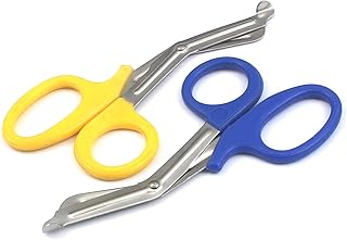 AAPROTOOLS Set of 2 (Yellow Royal Blue) Trauma Paramedic EMT Shears Scissors 7.5