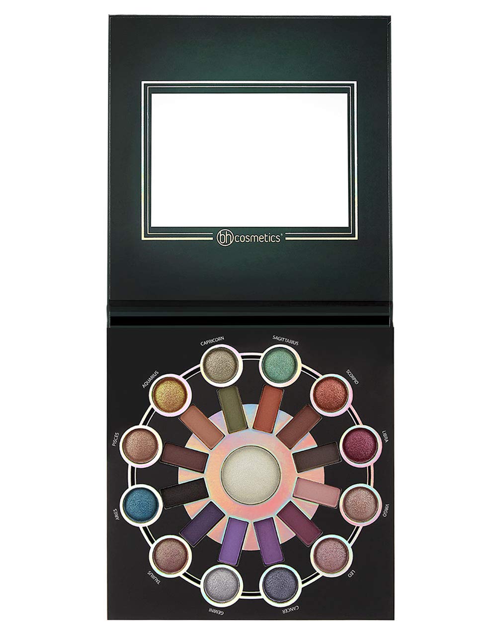bh Cosmetics, 25 Color Face Palette, Eyeshadow & Highlighter Palette, Baked Pigment, 14 oz