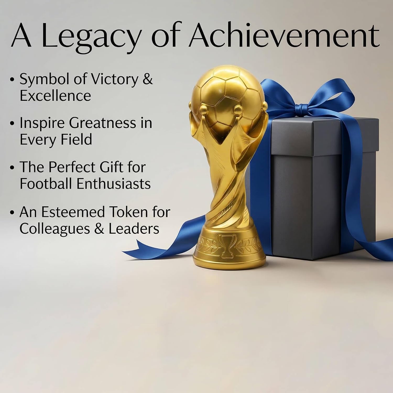 8.4 Inch Soccer Trophy for Team Awards, Championship & Finals, Desk Display Gift