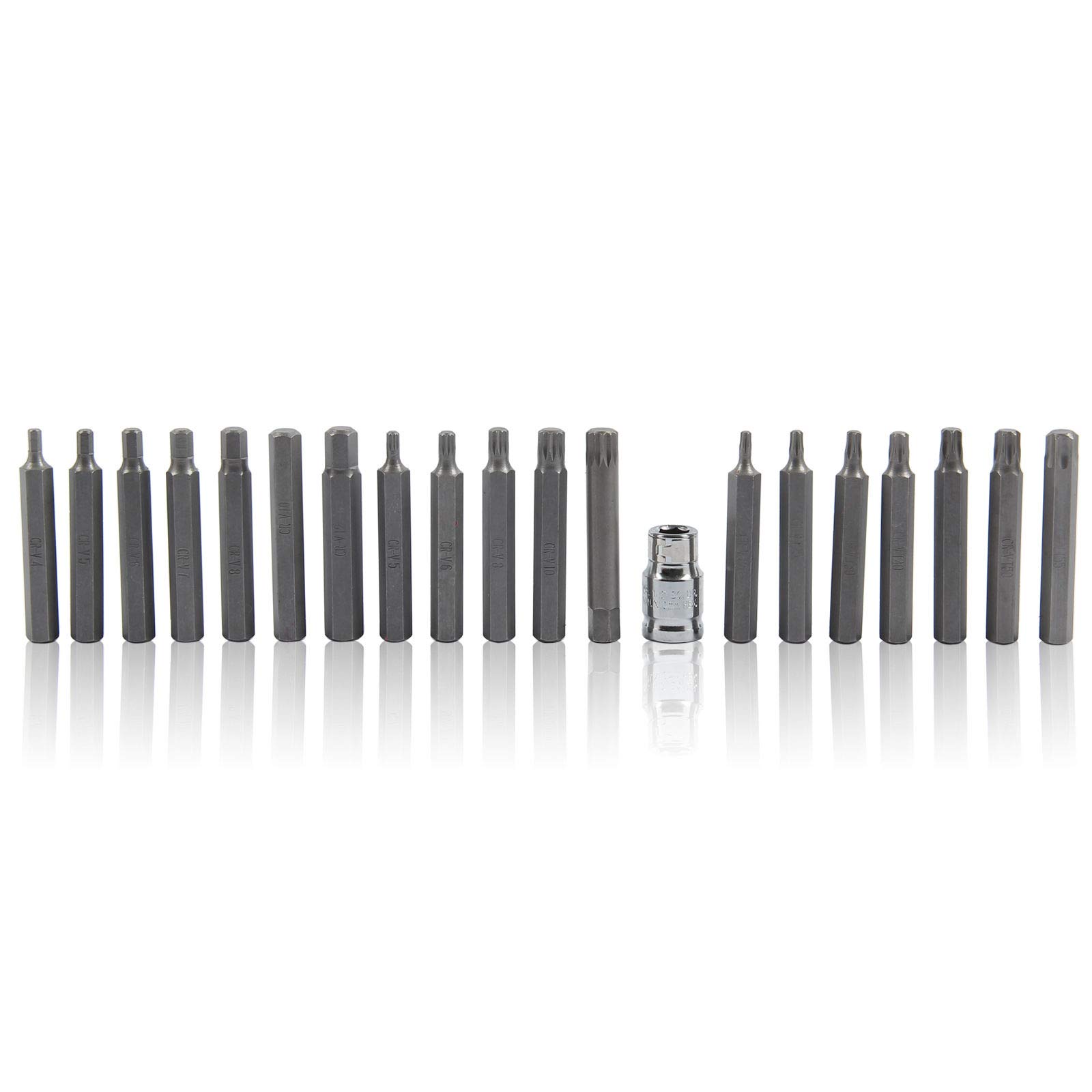 Genius Tools 3/8\" Dr. T-40 Pentacle Bit Socket, 110mmL - 310 5440...