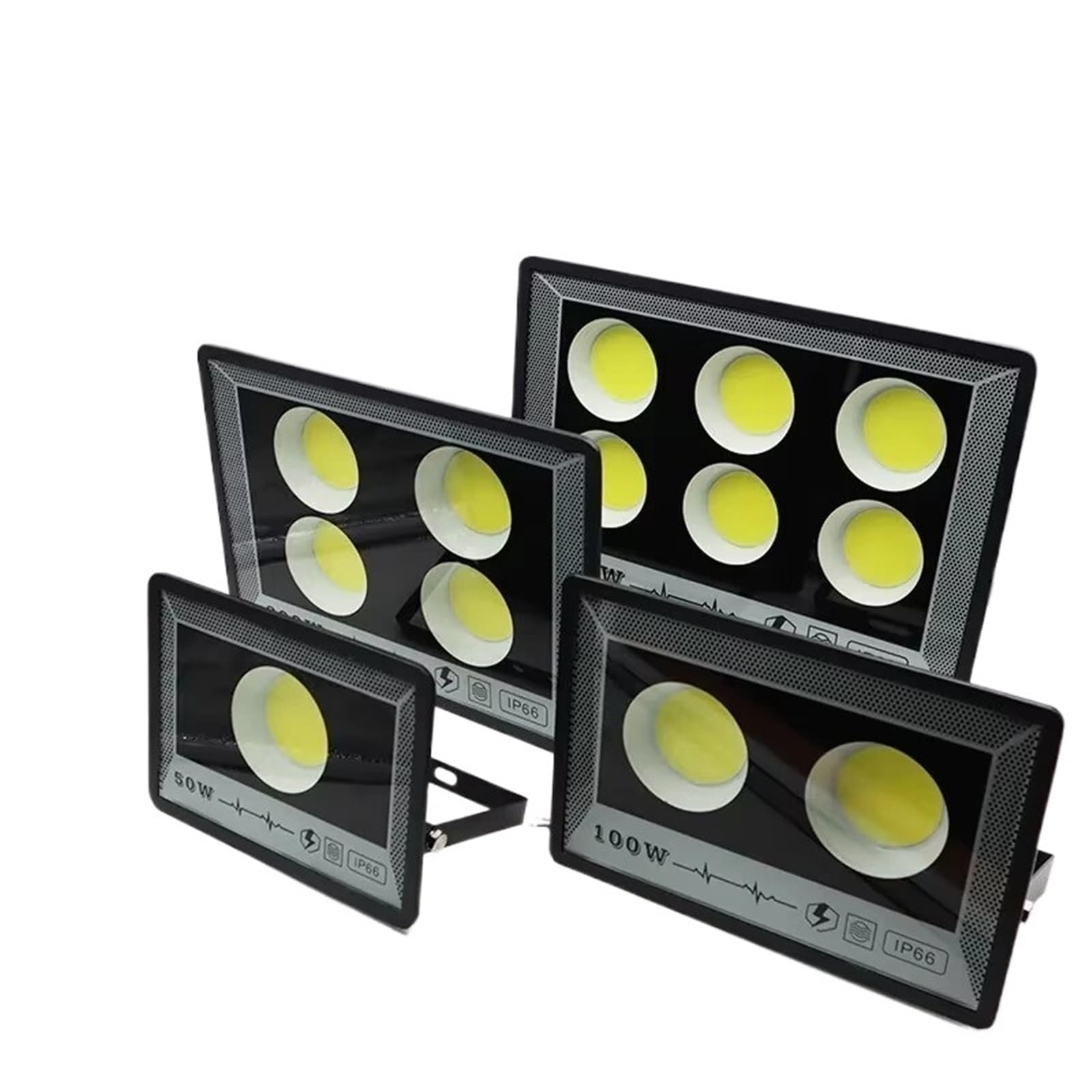 UZKOHHLGK Led Flood Light Cold Warm 500W 400W 300W 200W 100W 50W AC 220V Outdoor Wall Floodlight Spotlight IP66 Waterproof LED Street Lamp(35,50W)