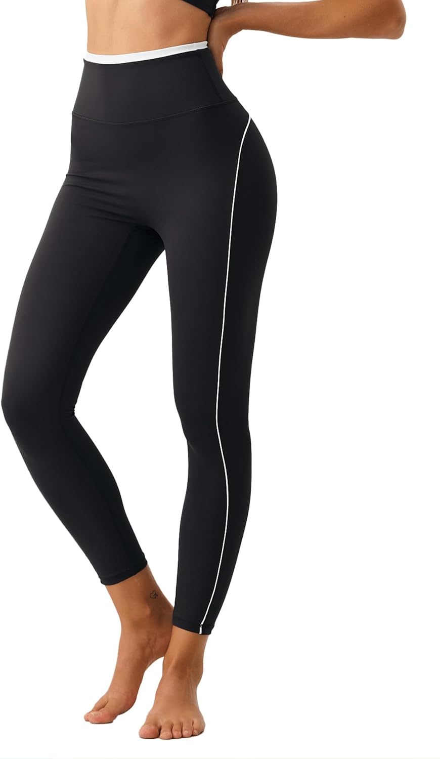 BERLOOK Leggings for Women Tummy Control High Waisted Buttery Soft Yoga Pants with No Front Seam Workout
