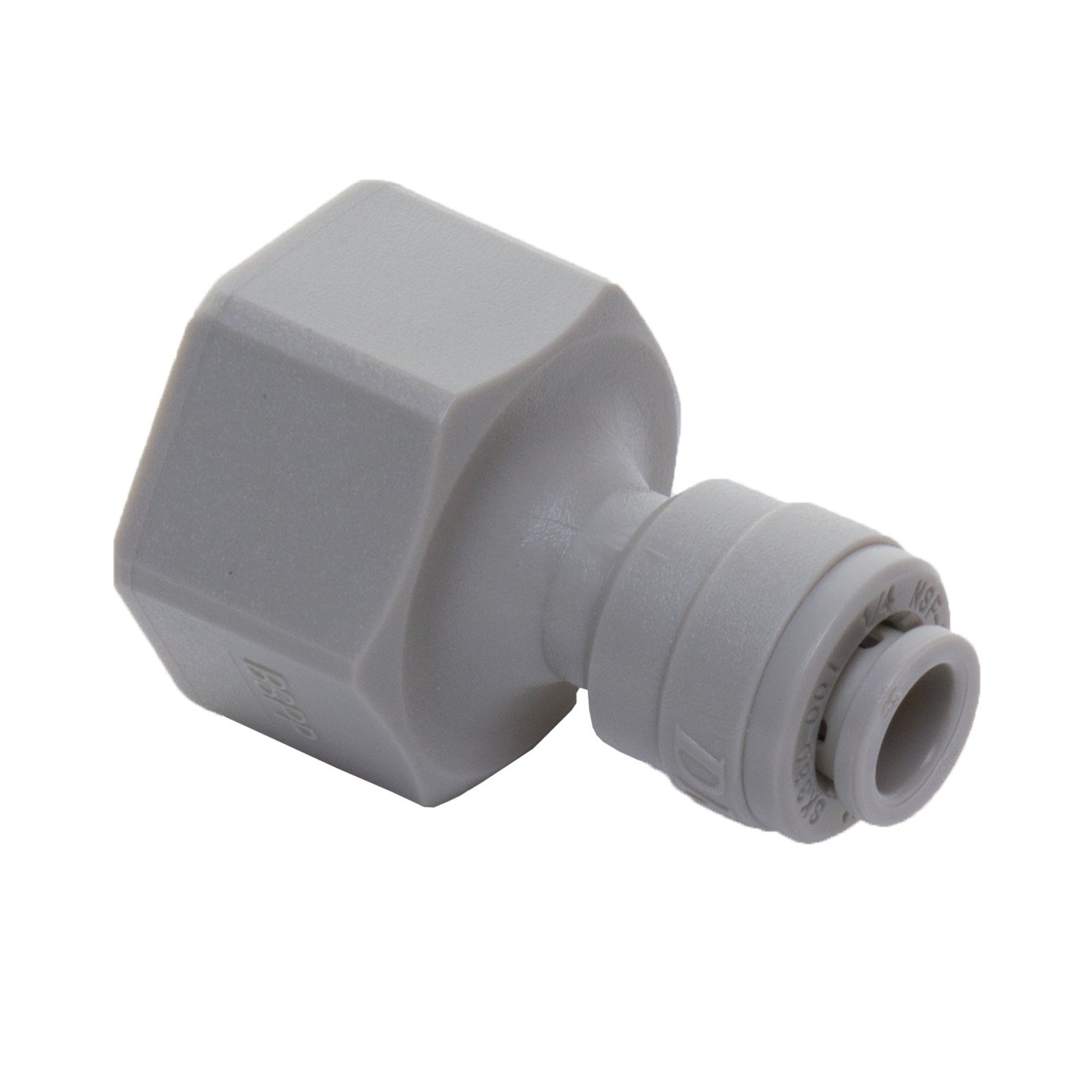 DM FIT 1/4 Push Fit to 3/4 BSP Tap Connector - Compatible with John Guest Part C1320816FS (1)