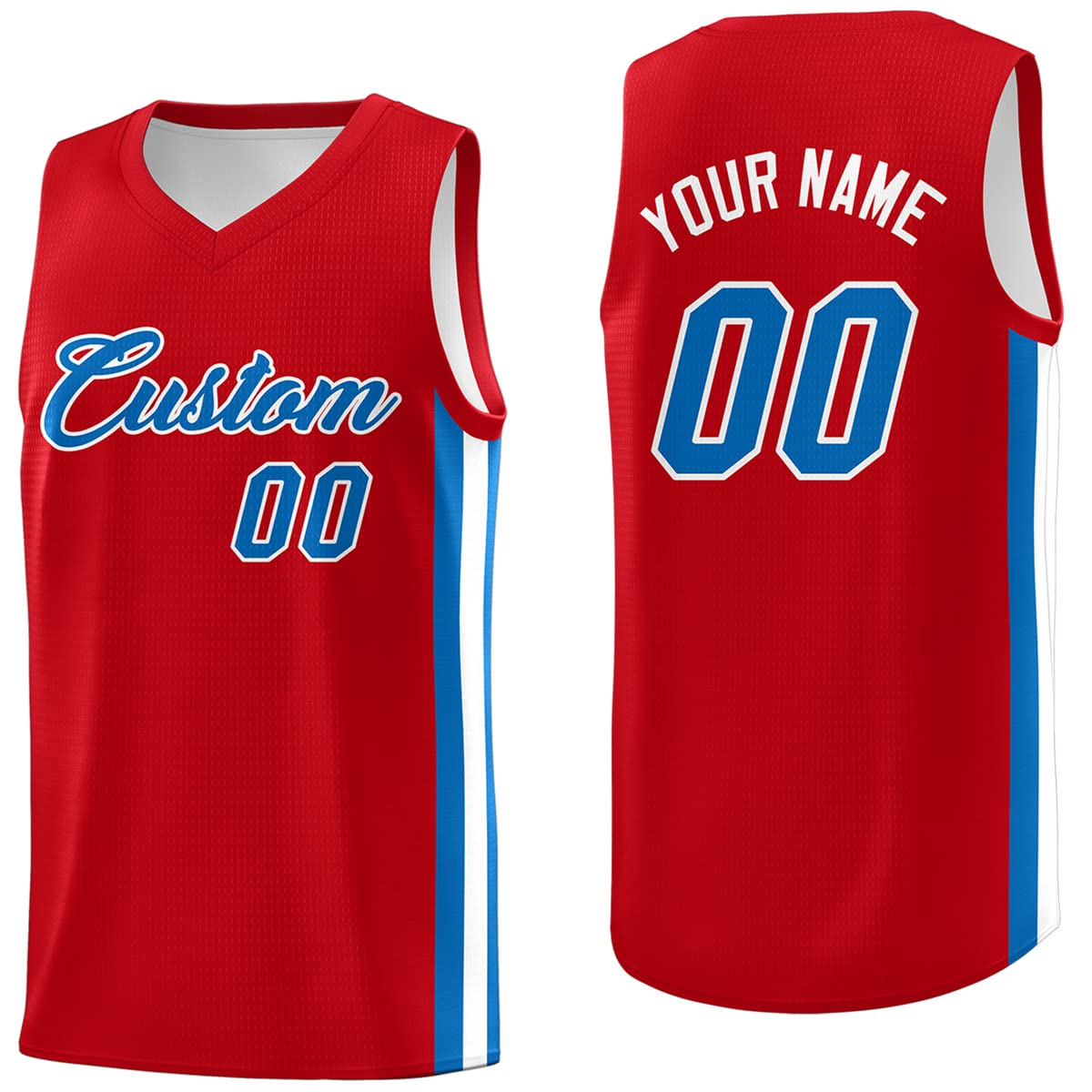 KXK Custom Basketball Jersey, Printed Personalized Name Number for Men Youth