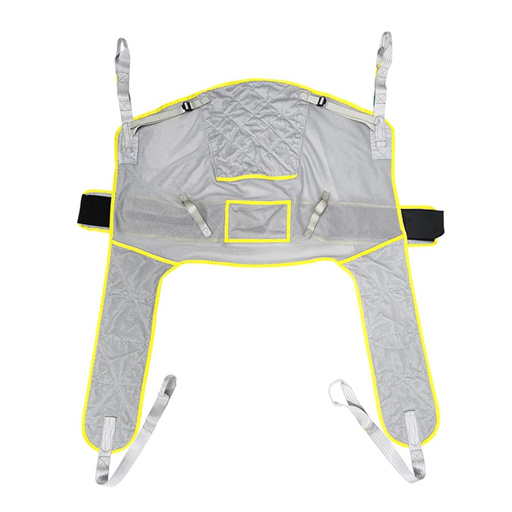 XFNVXC Mesh Full Body Toileting Sling Equipment, Patient Lift Toileting Mesh Sling Mobility Patient Transport Belt for Toilet Use,Assist The Patient to Get Up