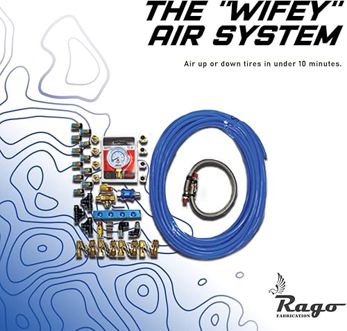 Miniatura 8 de Rago Fabrication The Wifey Air System  Camión 120 pulgadas  base de rueda  Compresor de aire simple y doble ARB  Manguera nominal 170 PSI  Fabricado