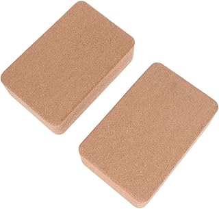Toddmomy 2 Peças Blocos De Cortiça Para Ioga Blocos De Espuma De Eva Blocos De Madeira Para Ioga Blocos De Espuma Para Prática De Ioga Tijolos De Densidade Para Ioga Tijolos De
