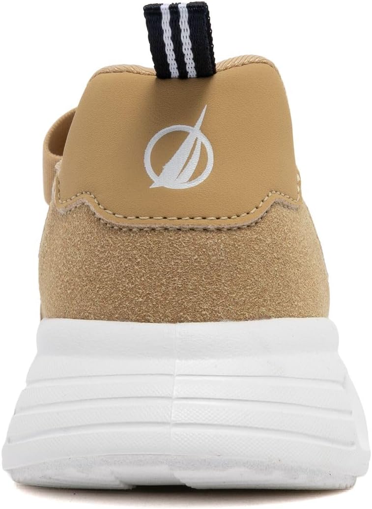 Nautica Women’s Ballet Flat Sneaker, Mary Jane Style Walking Shoe with Athletic Comfort Sole, Everyday Casual Footwear