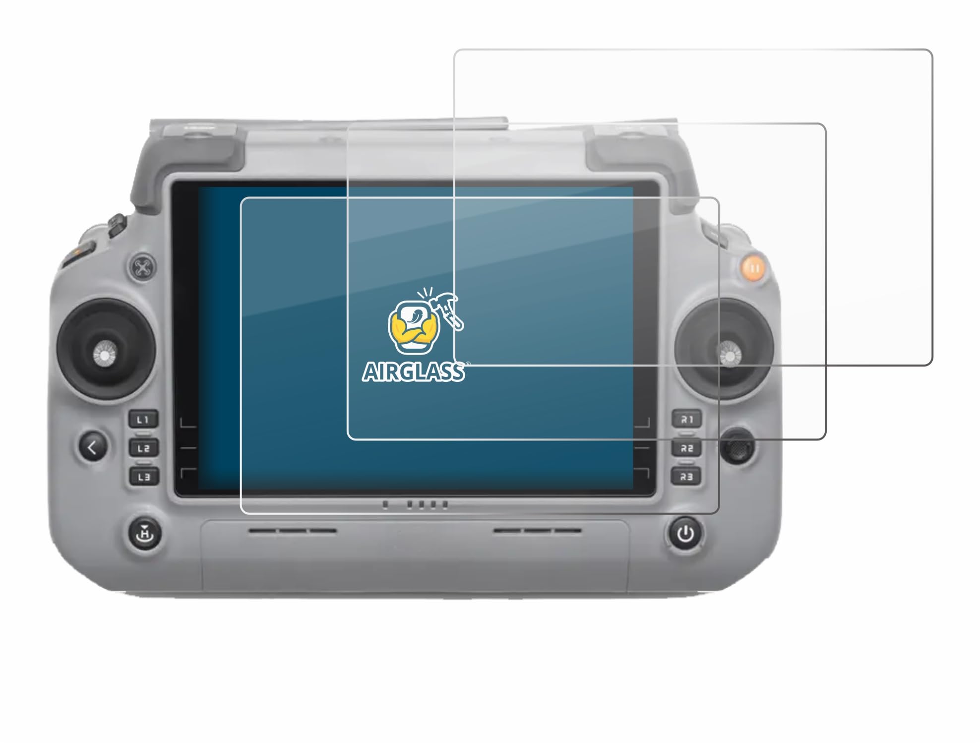 BROTECT 3 Stück Schutzglas für DJI RC Plus 2 Schutzfolie Panzer Folie Glas[Extrem Kratzfest 9H, Anti-Fingerprint, Ultra-Transparent]