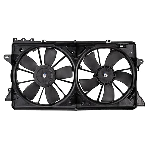 Vista 291 de TRQ Conjunto de ventilador de refrigeración dual compatible con Infiniti EX35 2009 FX35 FX50 2007-2008 G35 2008-2013 G37 2012-2013 M35h 2014-2015