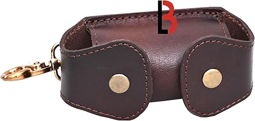 Miniatura 4 de Bolsa de cuero de vaca para pelotas de golf para fijar con cinturón de cintura, accesorio deportivo para hombres o mujeres