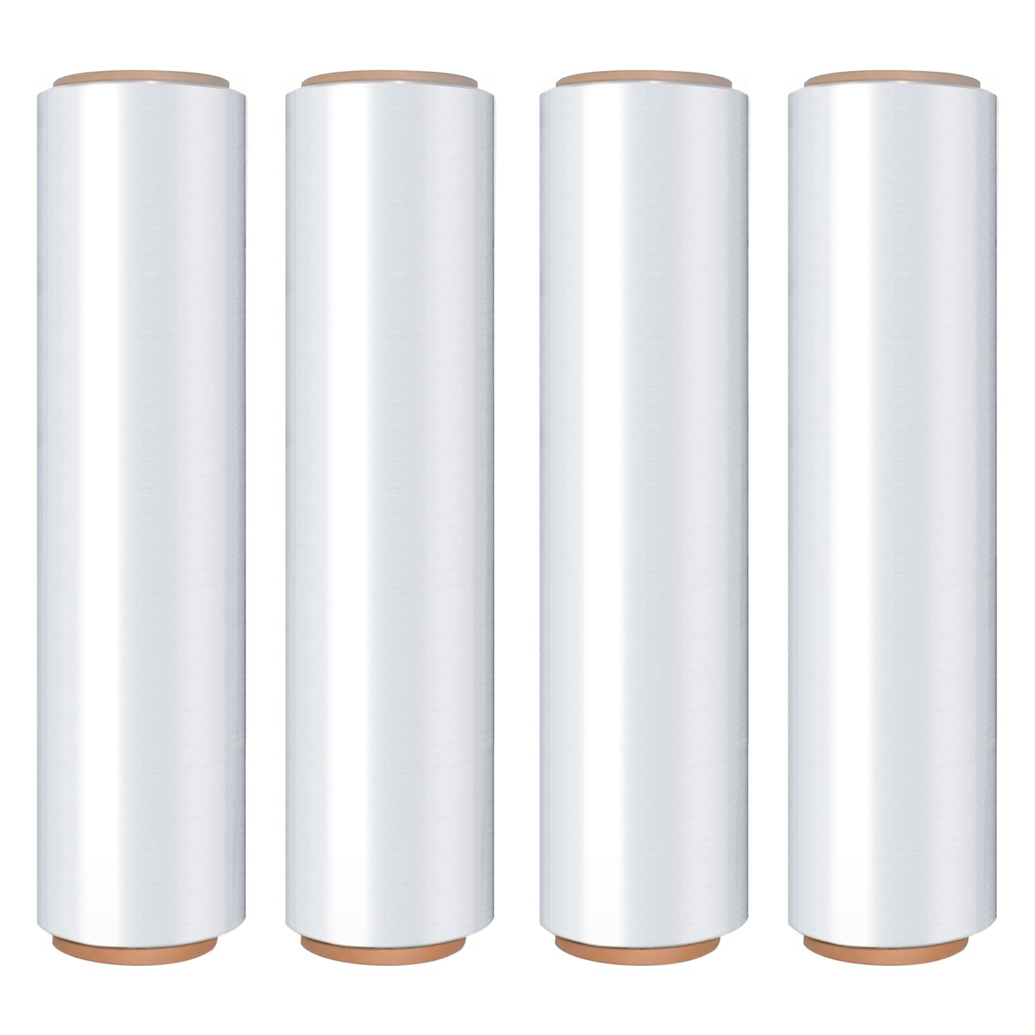 18in Stretch Wrap Roll, Heavy Duty 1500ft Shrink Wrap, Pallet Wrap 4 Pack