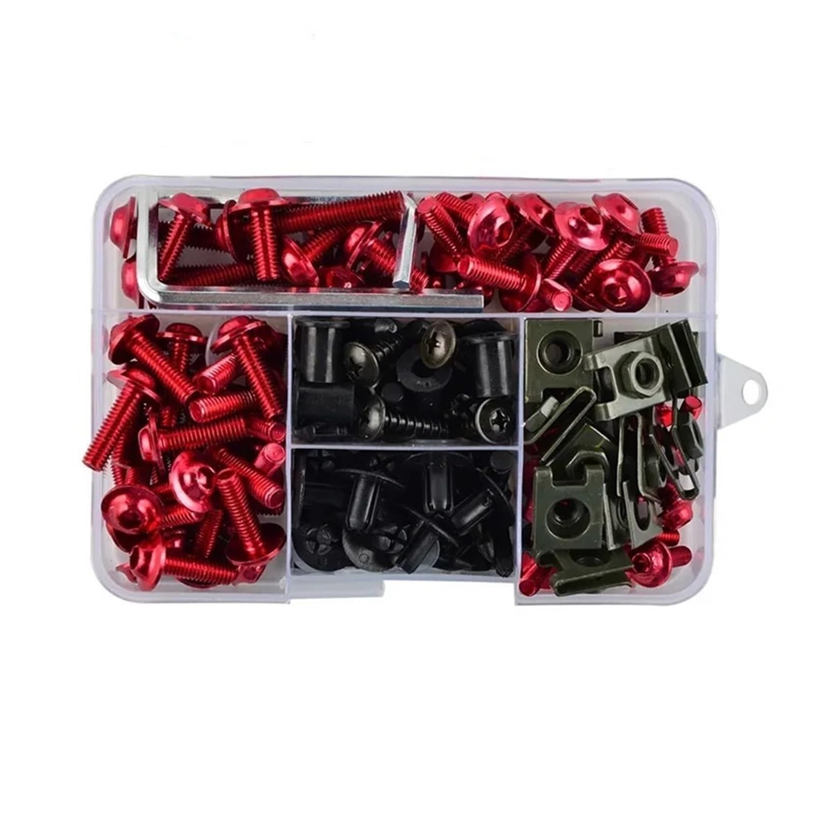 Motorrad Verkleidungsschrauben Für YZF R1 R3 R6 R6S R25 FZ1 FZ6 FZ8 Motorradzubehör Aluminium Verkleidung Schrauben Schrauben Kit Mutter Clips
