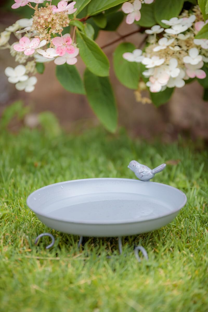TRIXIE Baignoire - 800 ML et ø 22 cm - Gris - pour Oiseau
