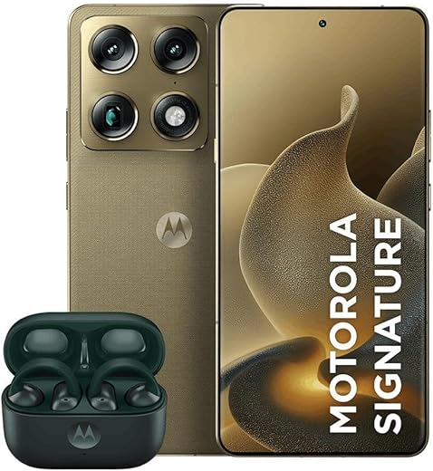 Kit Motorola Signature 5G 512GB Verde Oliva + Loop Verde