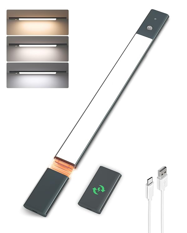 EZVALO Under Cabinet Lighting Motion Sensor led with 2 Detachable Batteries by EZVALO - Used condition - US$16.68
