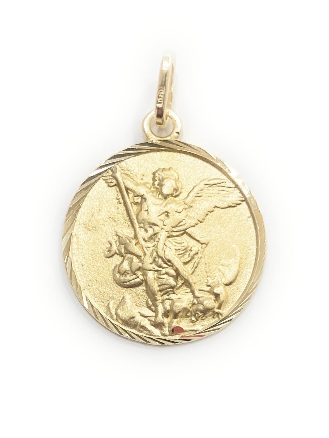 Medalla plata San Miguel Arcángel 20mm ch