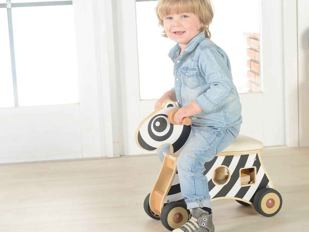 Ride on Shape Sorter Zebra TopToy