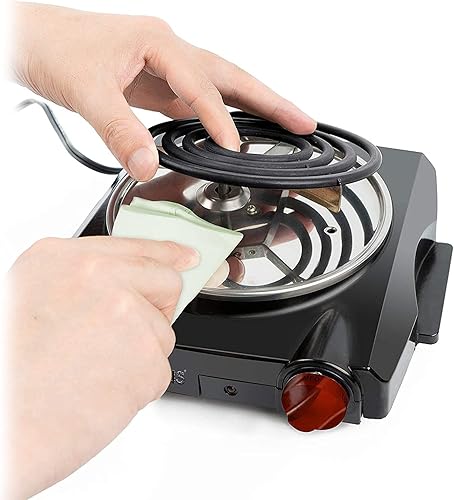 Miniatura 2 de CocoUs - Quemador de carbón para incienso de cachimba de 1100 W  Quemador eléctrico multiusos de carbón para shisha, protección contra