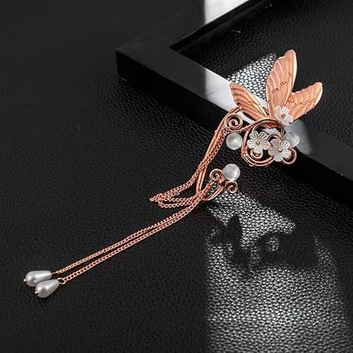 Selfwimg Fairy Wing Ear Cuffs For Women Girls Handmade Fairy Earrings Butterfly Dragonfly Wings Ear Cuffs Non-Piercing Elf Ear Wrap Earrings Fairy Accessories Costume Jewelry #TOP3