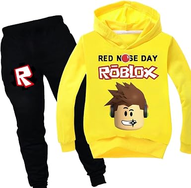 Roblox Roblox Sudadera con capucha y pantalones Roblox Roblox para niñas,  Amarillo-3, 3-4 Años: Amazon.es: Ropa