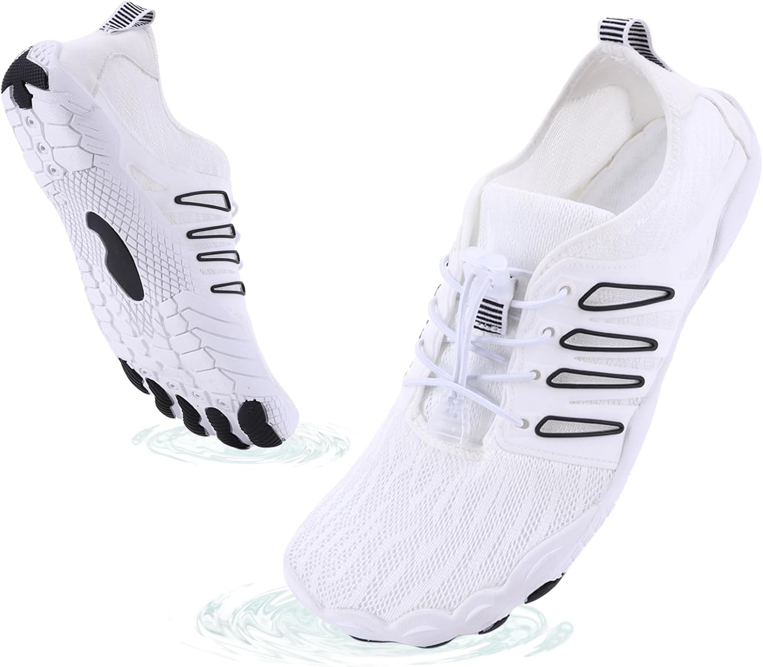 Hike Barefoot Shoes Womens Mens, Breathable & Non-Slip Water Shoes Wide Toe Box Zero Drop Minimalist Footwear