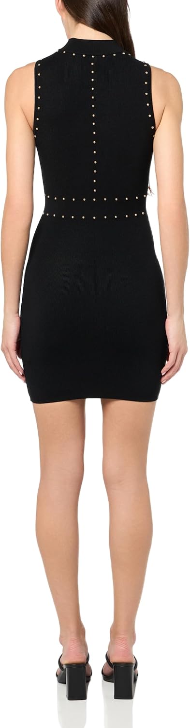 Guess Womens Sleeveless Studded Veronika Sweater Dress - Image 2