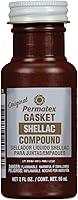 Permatex 20539 Indian Head Gasket Shellac Compound 2 oz - Original Hard-Setting Sealant for Engines