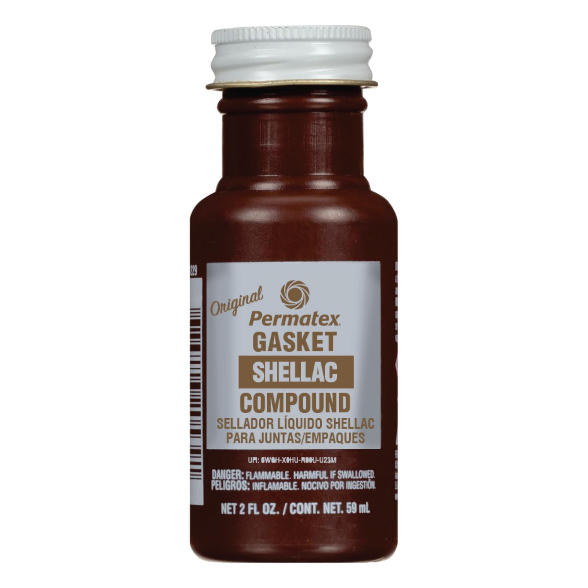 Permatex 20539 Indian Gasket Shellac Compound: Hard Setting Economical Sealant for Sealing Common Gasketing Materials 1 x 59ml