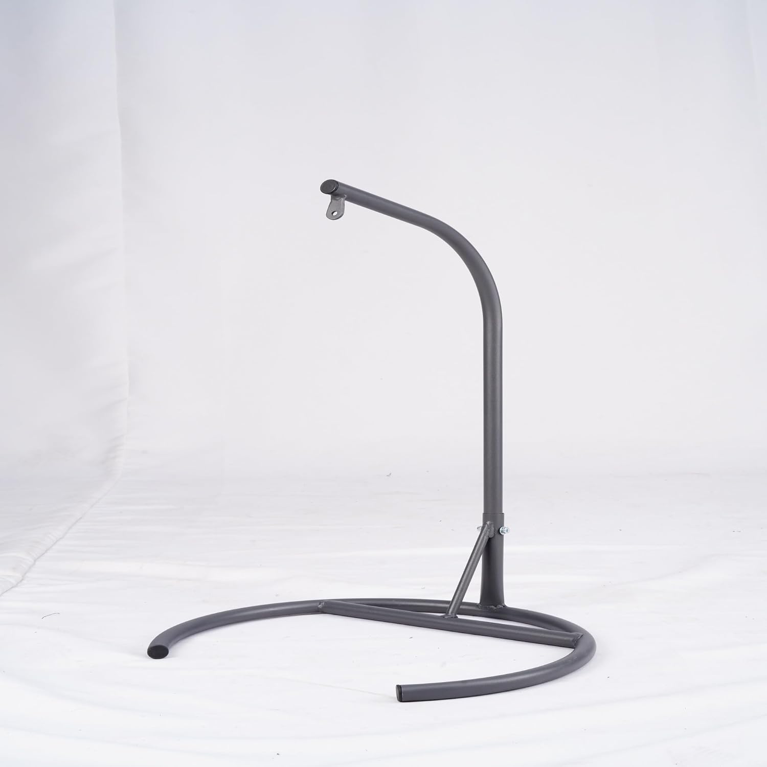 Cat Swing Bed with Stand & Cushion, Cats Egg Chair with Rattan Wicker Appearance, Indoor Hanging Swinging Cat Bed for Cats, Small Dogs, and Small Animals (Yellow)