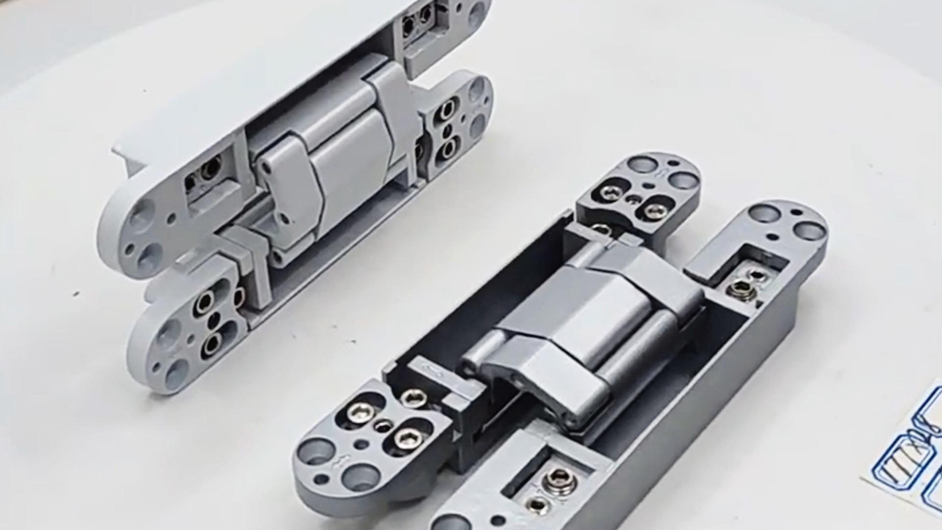 Hidden Door Hinge, 2 Pack Hidden Hinges, 6inch Concealed Hinges