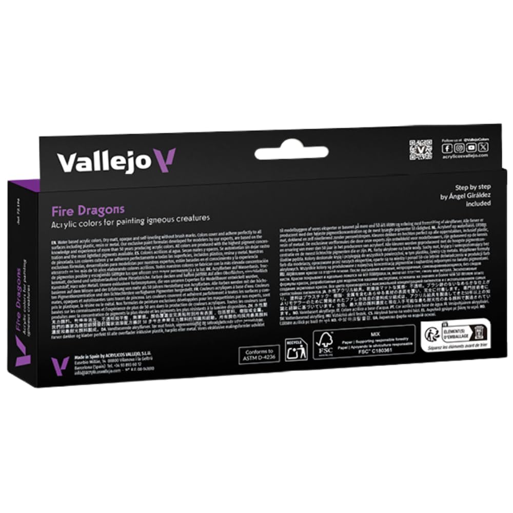 Acrylicos Vallejo 72312 farba do modelarstwa, wielokolorowy