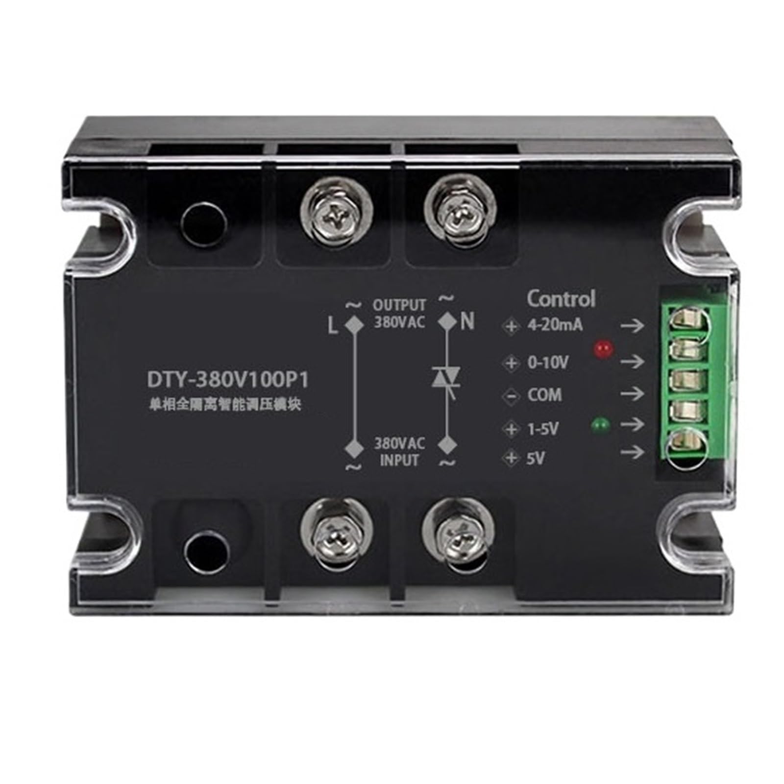 ZVQYSGIW 10A-200A single phase AC voltage regulator module 220V 380V power regulator module(120A)