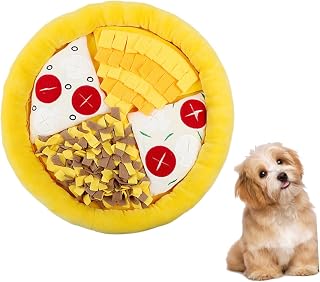 CIYODO Almohadilla para Olfatear Comedero Tapete para Olfatear para Perros Almohadillas De Entrenamiento para Cachorros Color Amarillo