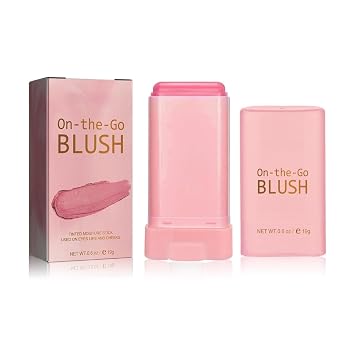 Lovelycat Rare Beauty Liquid Blush Stick Cream Blusher, On-The-Go Blush Brushes for Makeup Cheeks, Suitable for All Skin Types pink