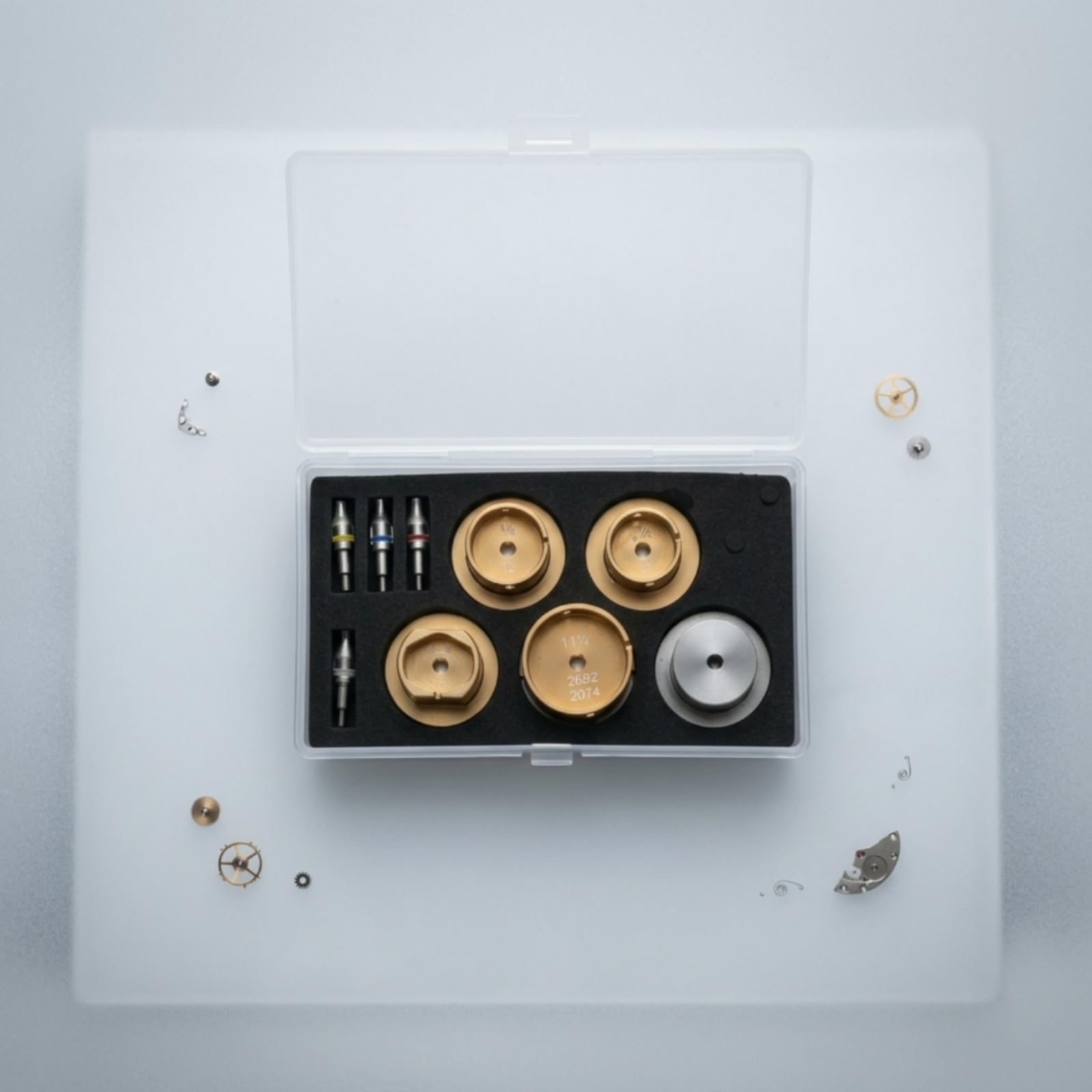 Gralara Herramienta Reparación Relojes con Estuche Completo Kit Herramientas Reloj Organizado Kit Reloj para Técnicos, Aficionados