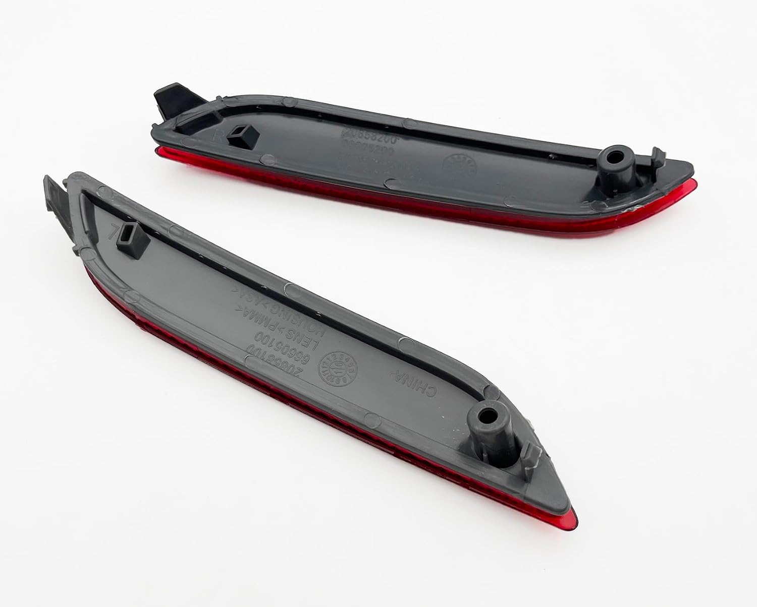 Left+Right Rear Bumper Lights Lamp Reflector Lamp For Toyota Camry 2018-2021 Tail Red Lens 2019 2020 Pair