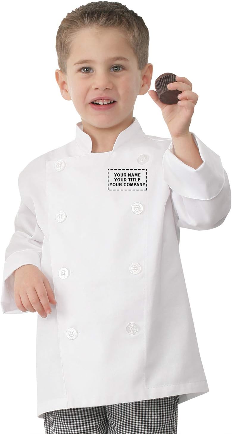 Chef Works Custom Embroidered Kids Chef Coat