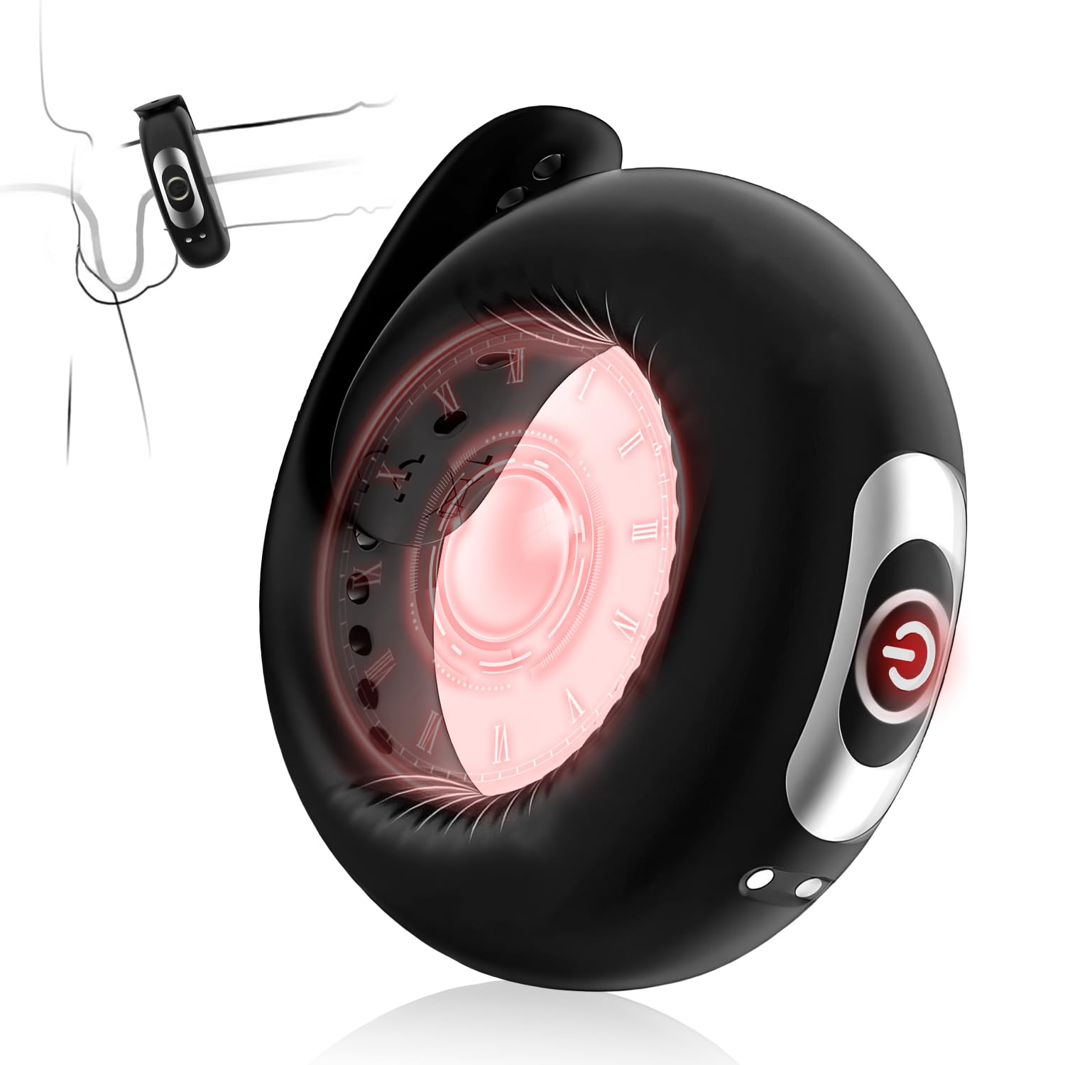 Penisen Extendors,Male Masterburbatar Silicone Men Se Silicone Sx for Couples Rings for Men Erection Longer Harder Stronger Cock Enlargement Male Hoodies ZXW0124 (black26)