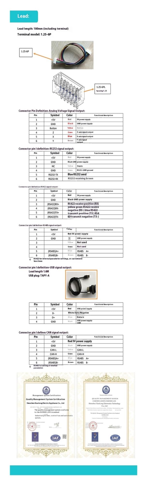 SHEHUALI Joystick, Joystick Hall a due assi SMC30B di controllo elettrico a bilanciere industriale a, impugnatura in lega alluminio(Output USB2.0-HID)
