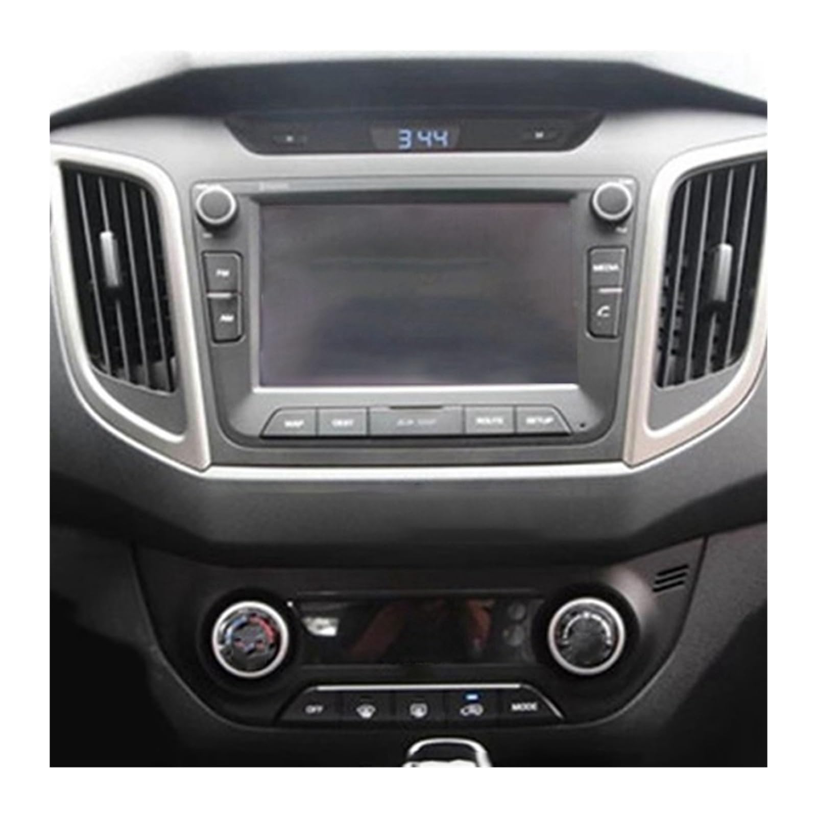 Kit de Montaje del Panel de Control de Aire Acondicionado automático con Interruptor de calefacción para Hyundai IX25 Creta 2014-2017