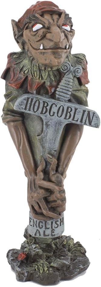 MASCARELLO 10.25'' Garden Gnome Statue Collection, Yard Sculpture Wicked Wizard HOBGOBLIN Figurine Outdoor Lawn Decor Home