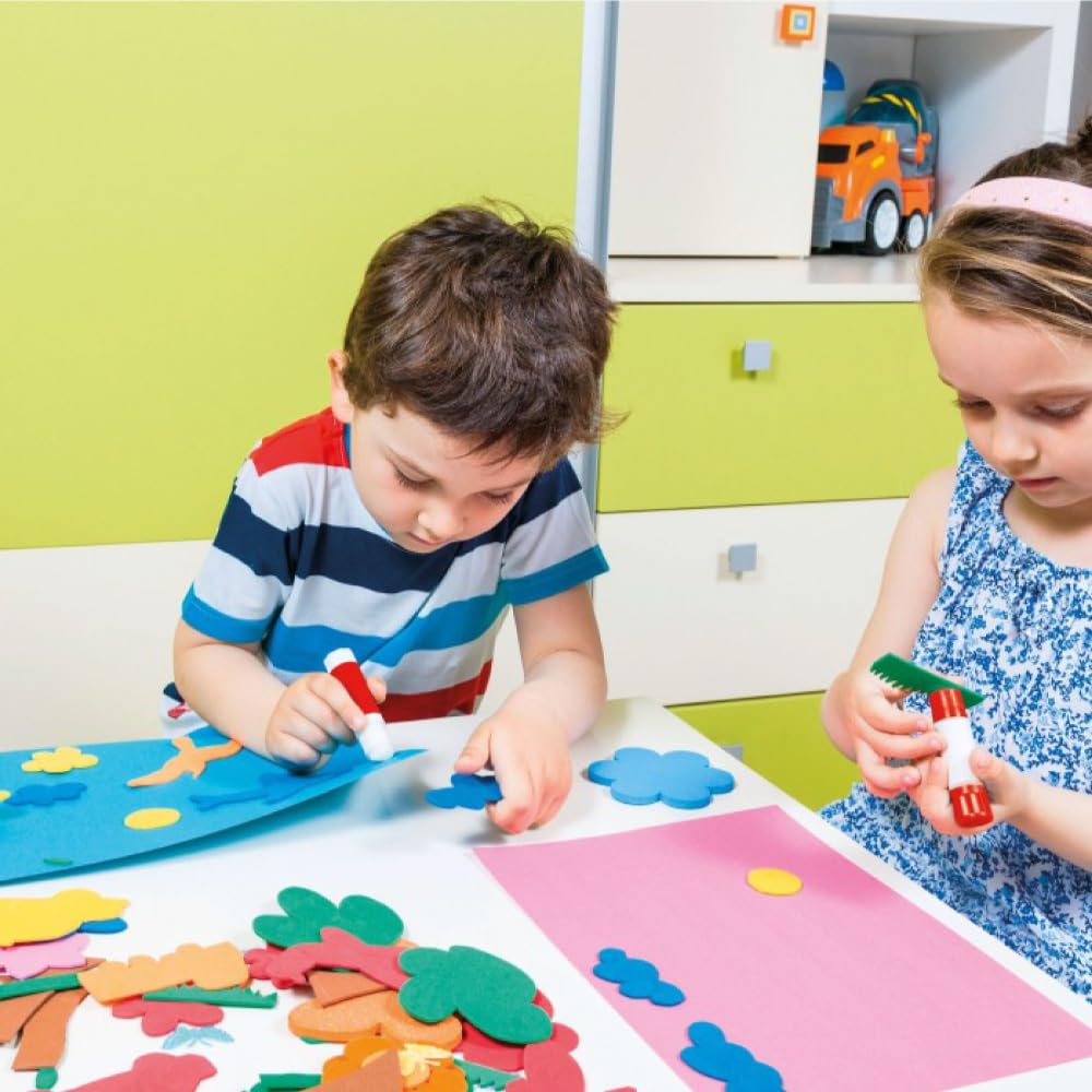 Apli Kids 12372 Pack of 10 EVA Foam Sheets A4, Various