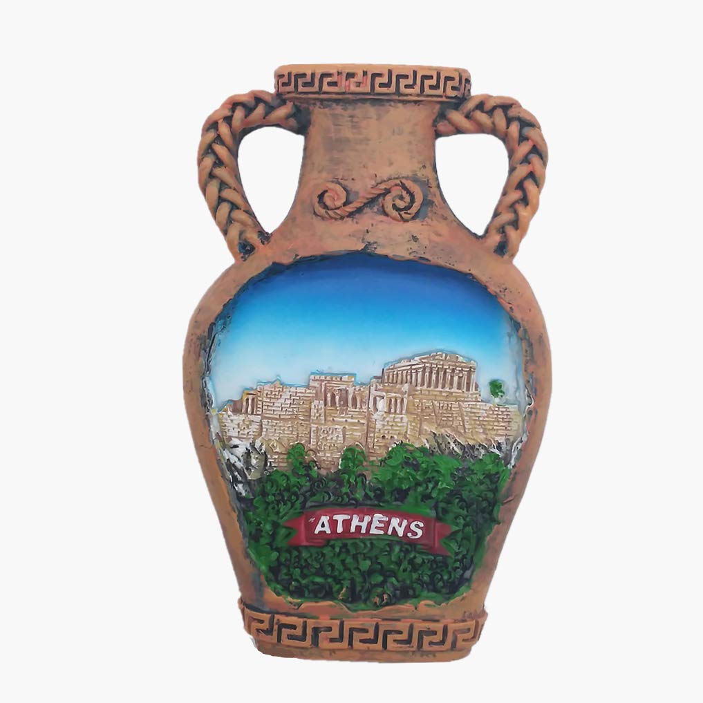Muyu Magnet Athens Greece 3D Fridge Magnet Souvenir Gift Home & Kitchen Decoration Magnetic Sticker Refrigerator Magnet Collection