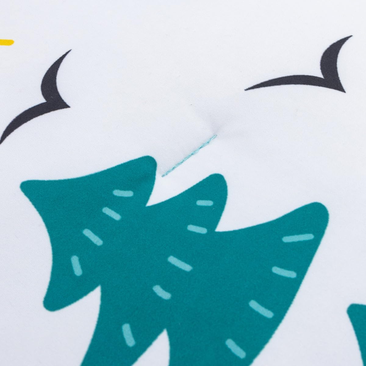 NTBED Set di biancheria da letto per bambini, 4 pezzi, con stampa di veicoli con camion, escavatori, include piumone, lenzuolo piatto, lenzuolo con angoli e federa, azzurro